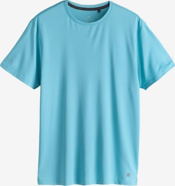 Next T-shirt i blå: framsida