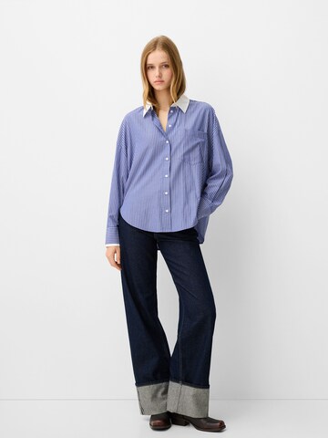 Camicia da donna di Bershka in blu