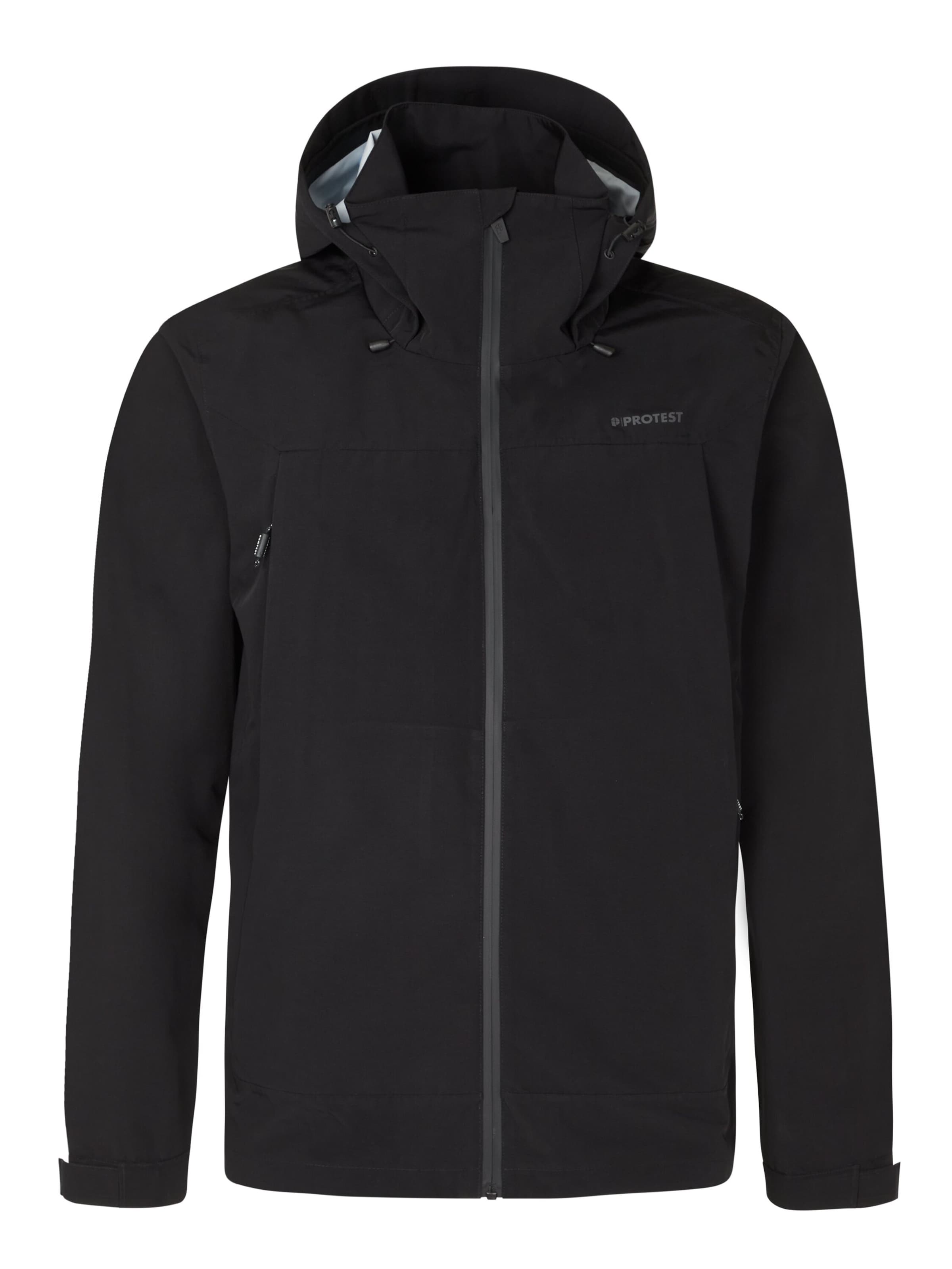 PROTEST Winterjacke 'PRTGATEWOOD' in Schwarz: Vorderseite