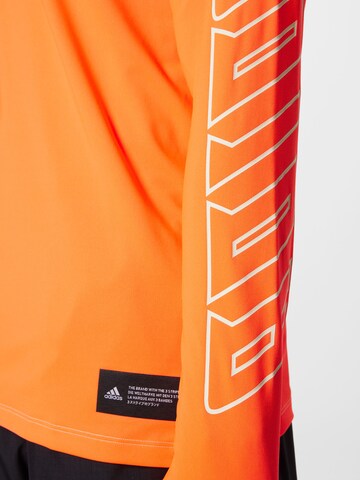 T-Shirt fonctionnel 'HYPE' ADIDAS PERFORMANCE en orange