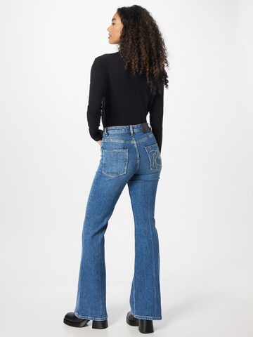 BOSS Black Flared Damen - Jeans 'FRID 70S F LNY' in Blau