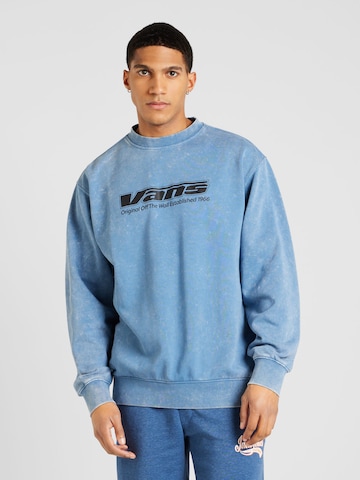 VANS - Sweatshirt 'SPACED OUT' em azul: frente