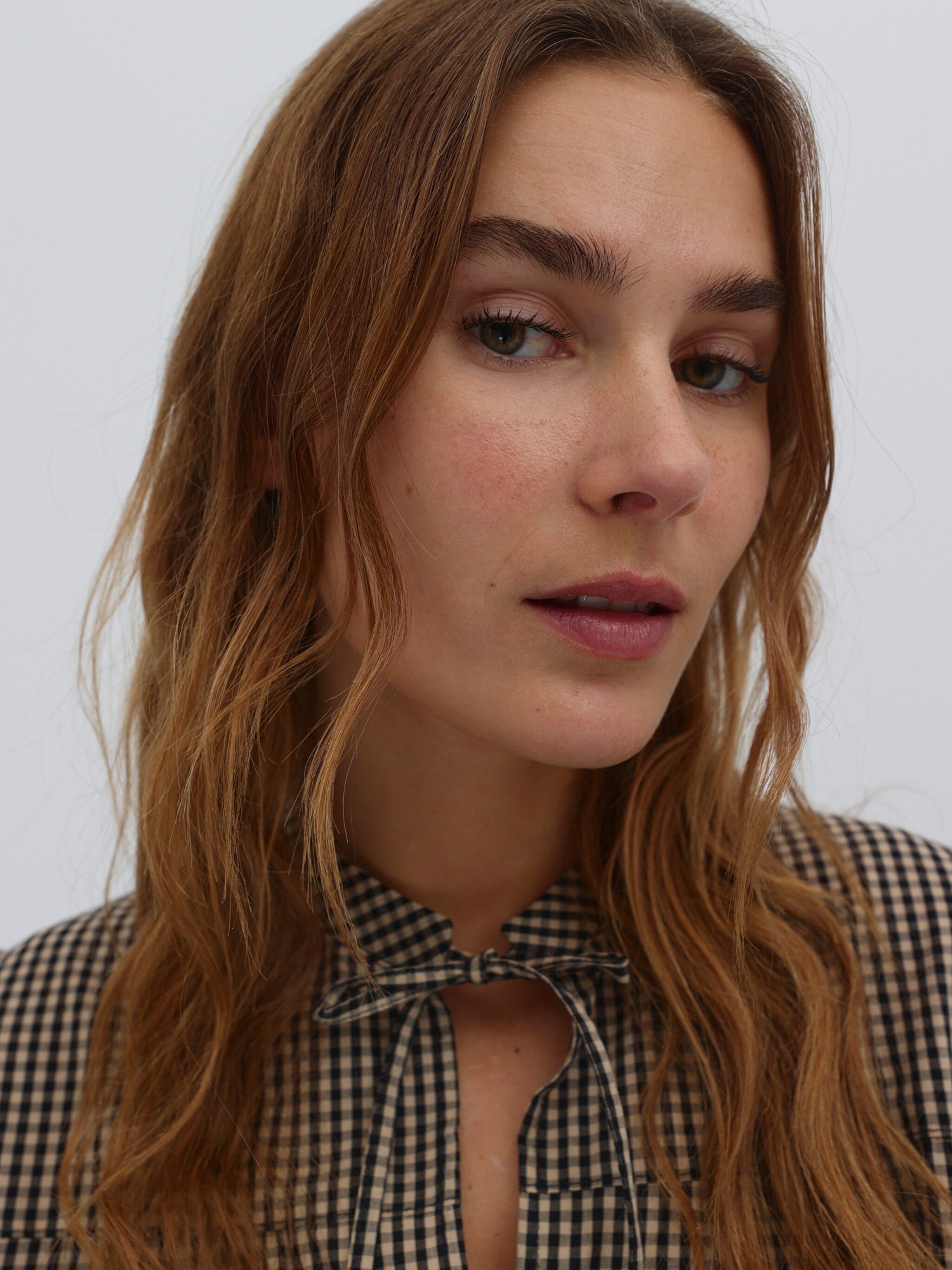 EDITED Producten Jurk 'Bellona' Donkerbeige