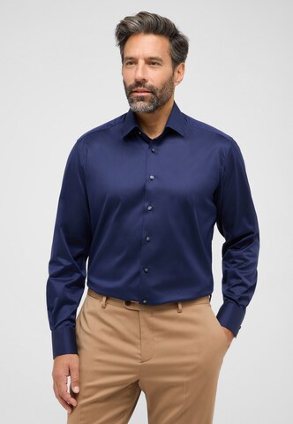 ETERNA Comfort Fit Hemd in Blau: Vorderseite