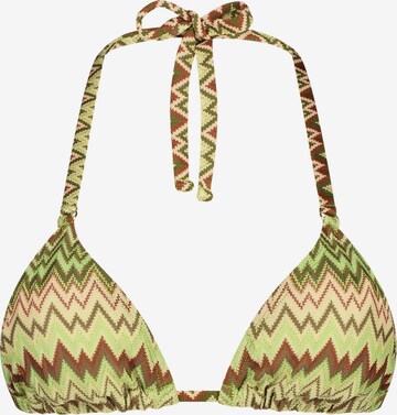 Hunkemöller Triangle Bikini top 'Alcapulco' in Green: front