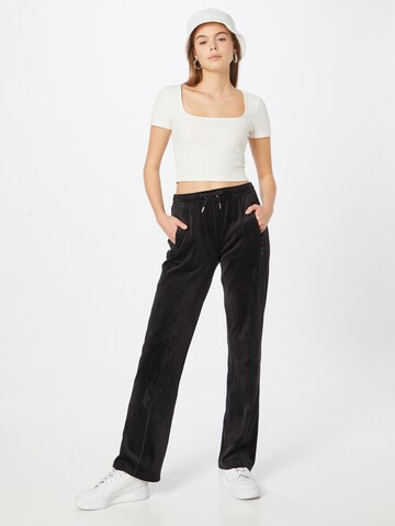 Juicy Couture Loose fit Trousers 'Tina' in Black