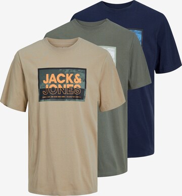 JACK & JONES Bluser & t-shirts 'LOGAN' i beige: forside