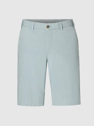 Hiltl Regular Chino Pants 'Parmino - Summer Popeline' in Blue: front