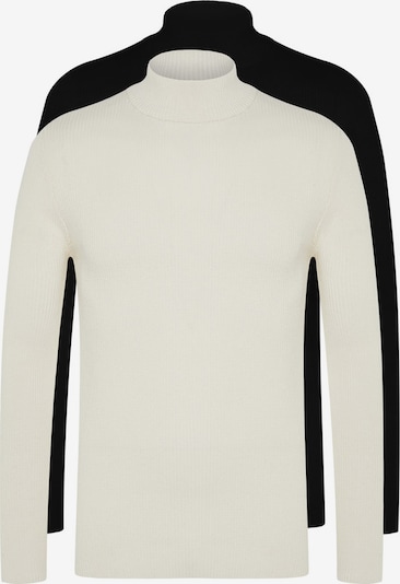 Trendyol Pulover u ecru/prljavo bijela / crna, Pregled proizvoda