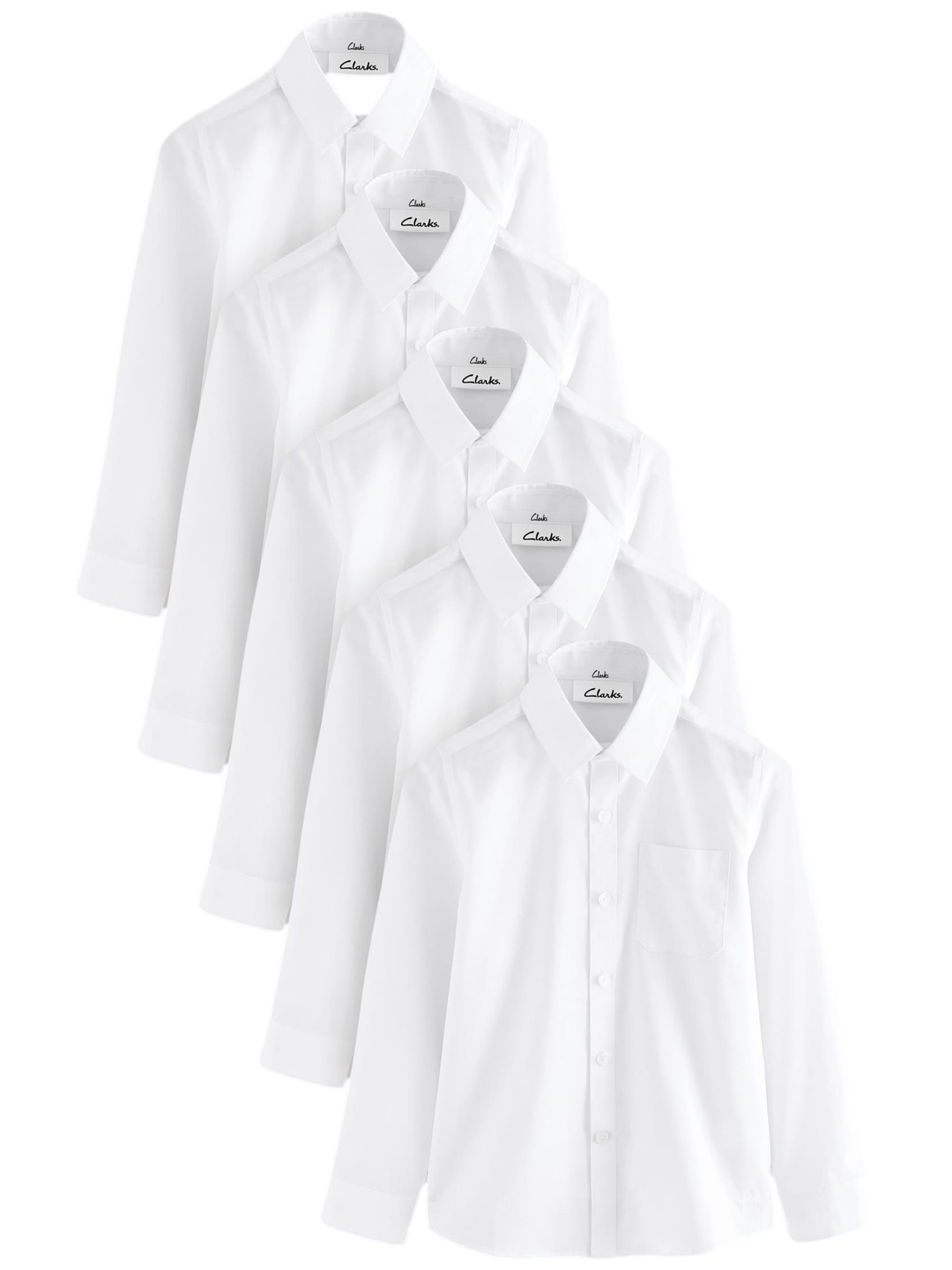 CLARKS Regular Fit Hemd in Weiß: Vorderseite