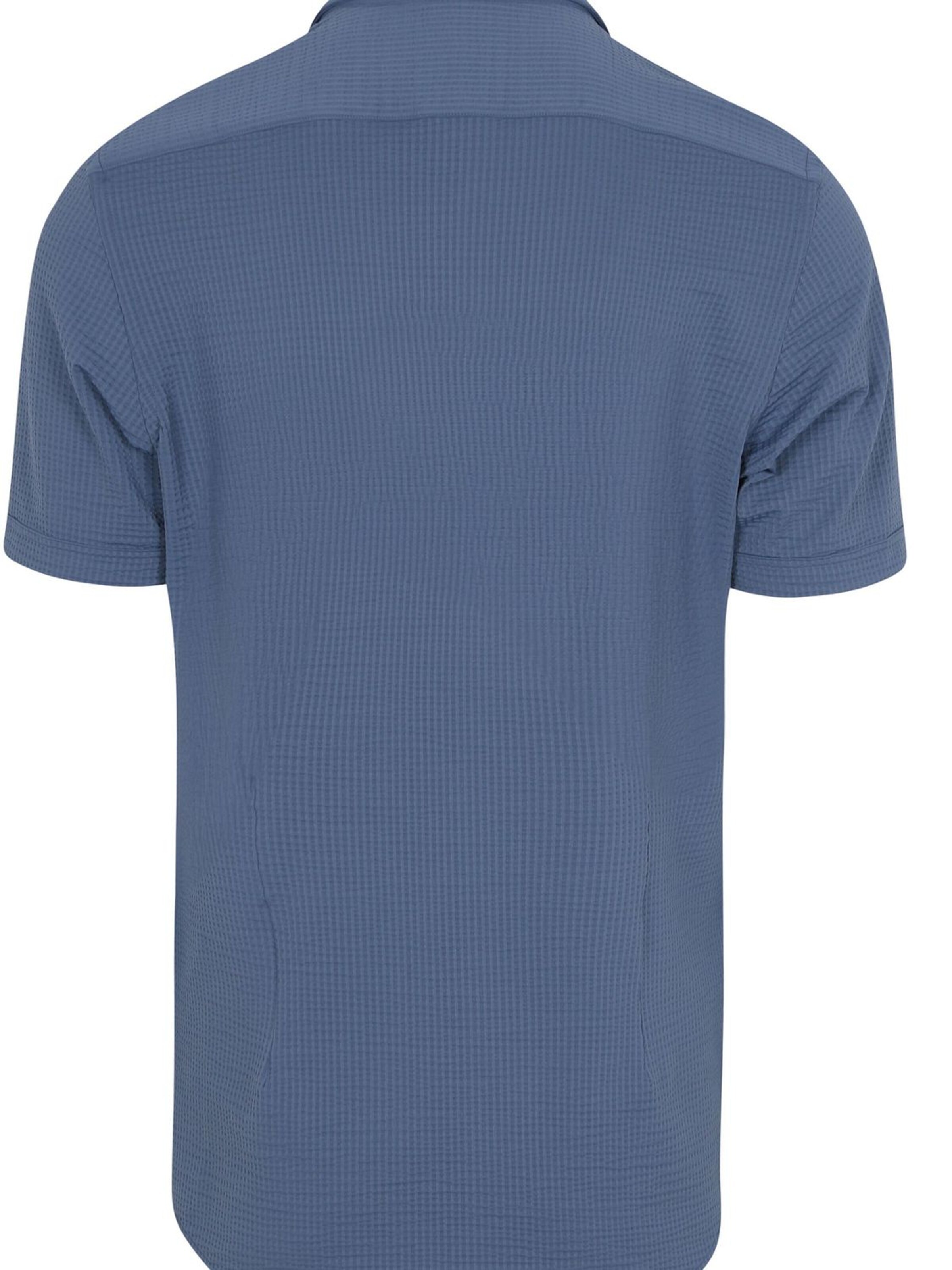 R2 Amsterdam Regular fit Overhemd in Blauw