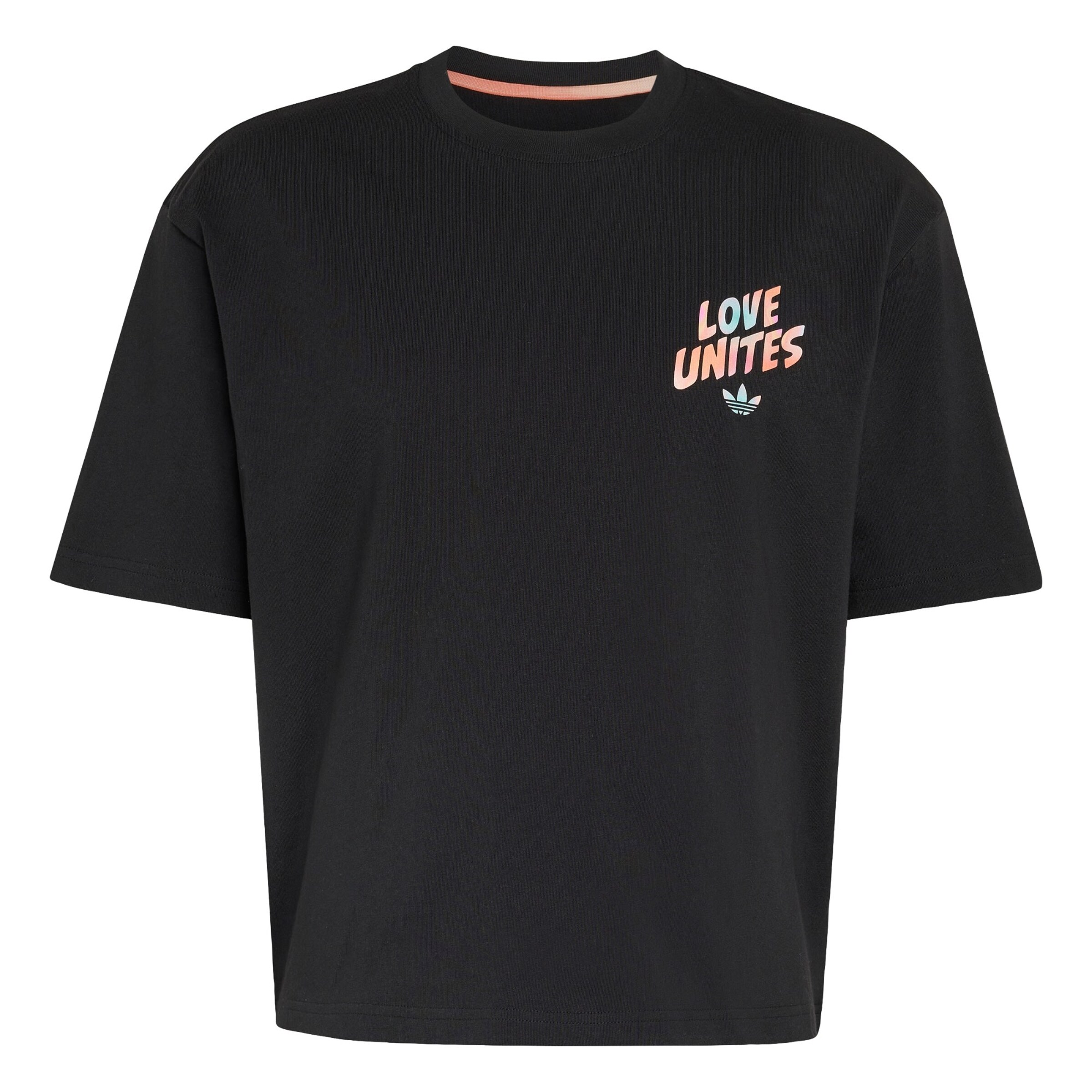 ADIDAS ORIGINALS Shirt 'Pride' in Zwart: voorkant