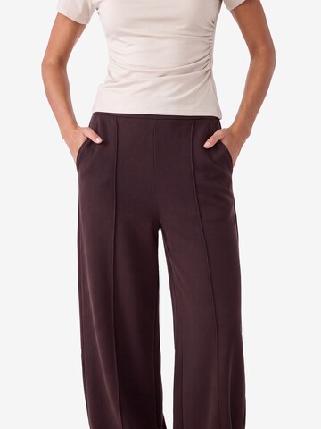 Koton Wide leg Broek in Bruin