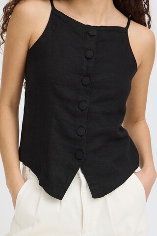 ICHI - Top 'Linno' en negro