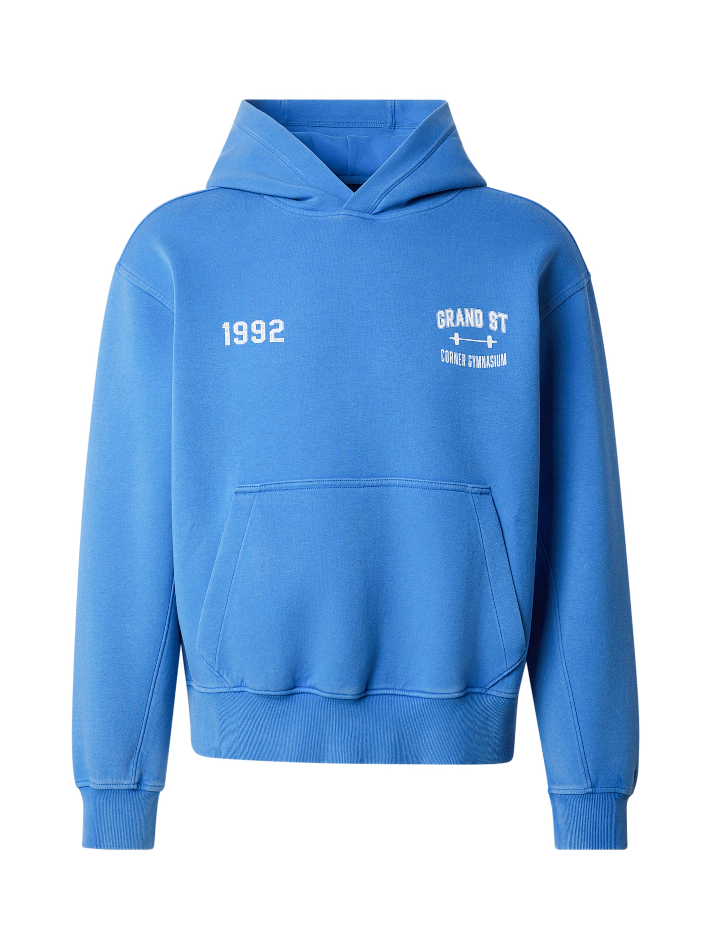 Megztinis be užsegimo 'MAX' iš Abercrombie & Fitch, spalva – sodri mėlyna („karališka“) / balta, Prekių apžvalga