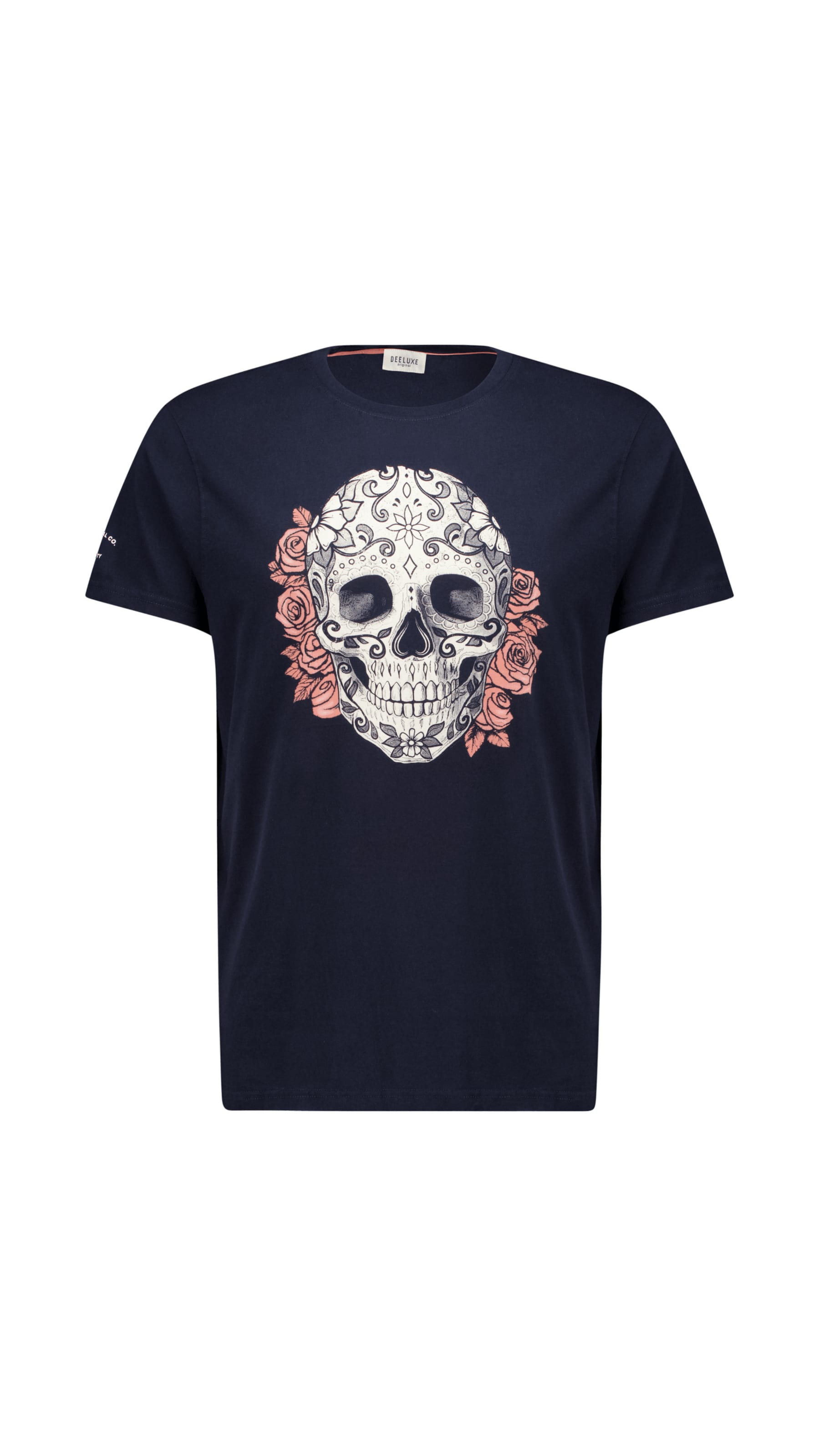 Deeluxe Shirt 'Calabera' in Blauw: voorkant