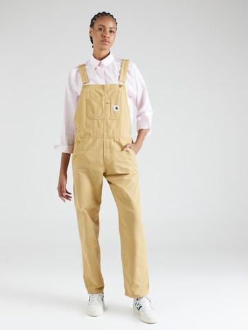 Carhartt WIP Jumpsuit 'Bib' in Brown: front