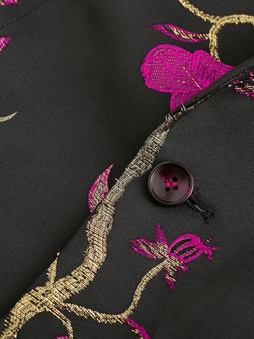 Youthup Slim Fit Sakko in Schwarz