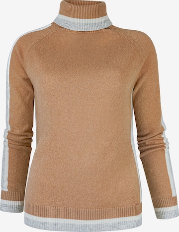 Marc & André Sweater 'TINDED AVENUES' in Beige: front