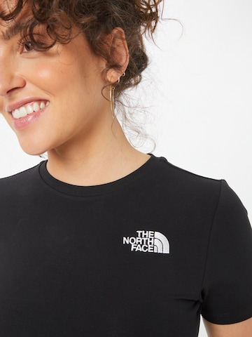 THE NORTH FACE T-shirt i svart