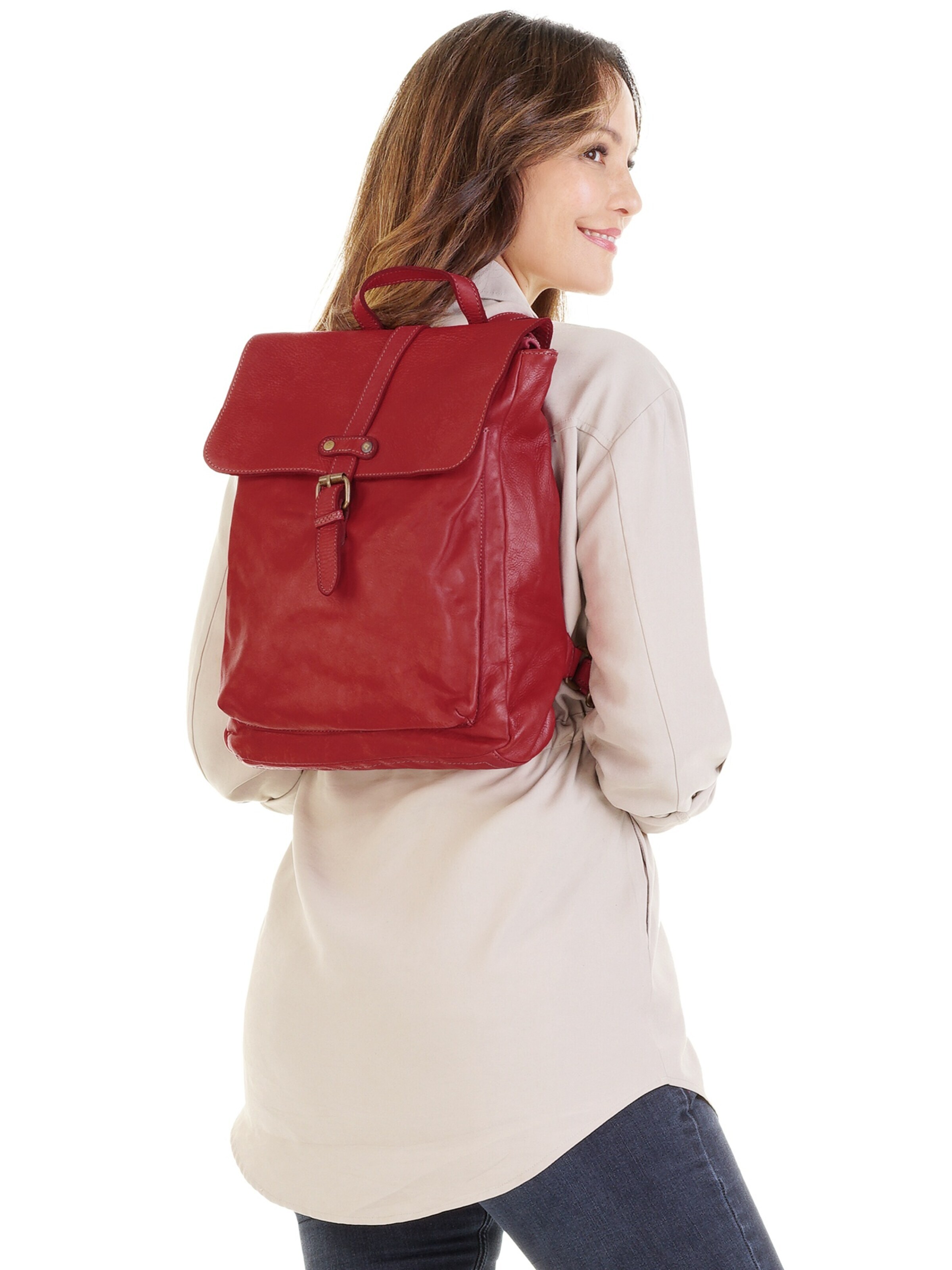 Samantha Look Backpack in Red