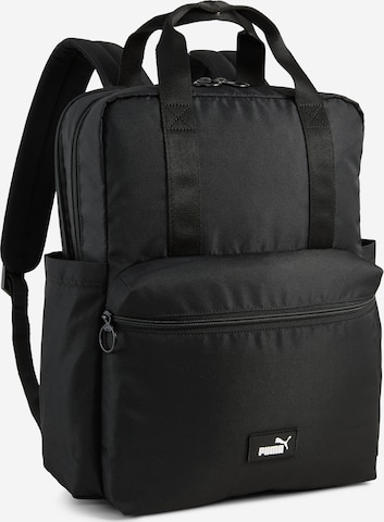 PUMA Rucksack 'Phase College' in Schwarz: Vorderseite