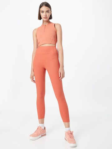 Girlfriend Collective Slimfit Sportbroek in Oranje