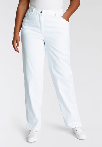 KjBRAND Regular Jeans in White: front