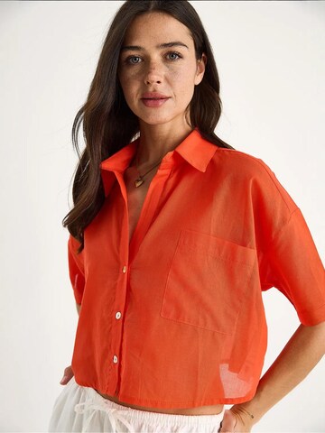 Bianco Lucci Blouse in Orange