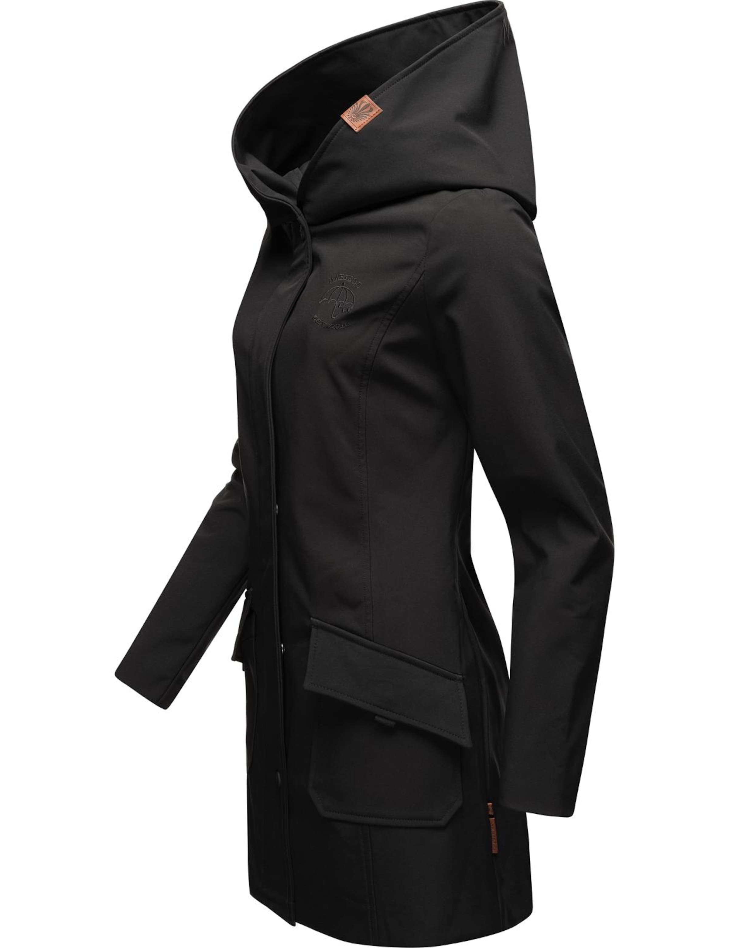 MARIKOO Functionele mantel 'Mayleen' in Zwart