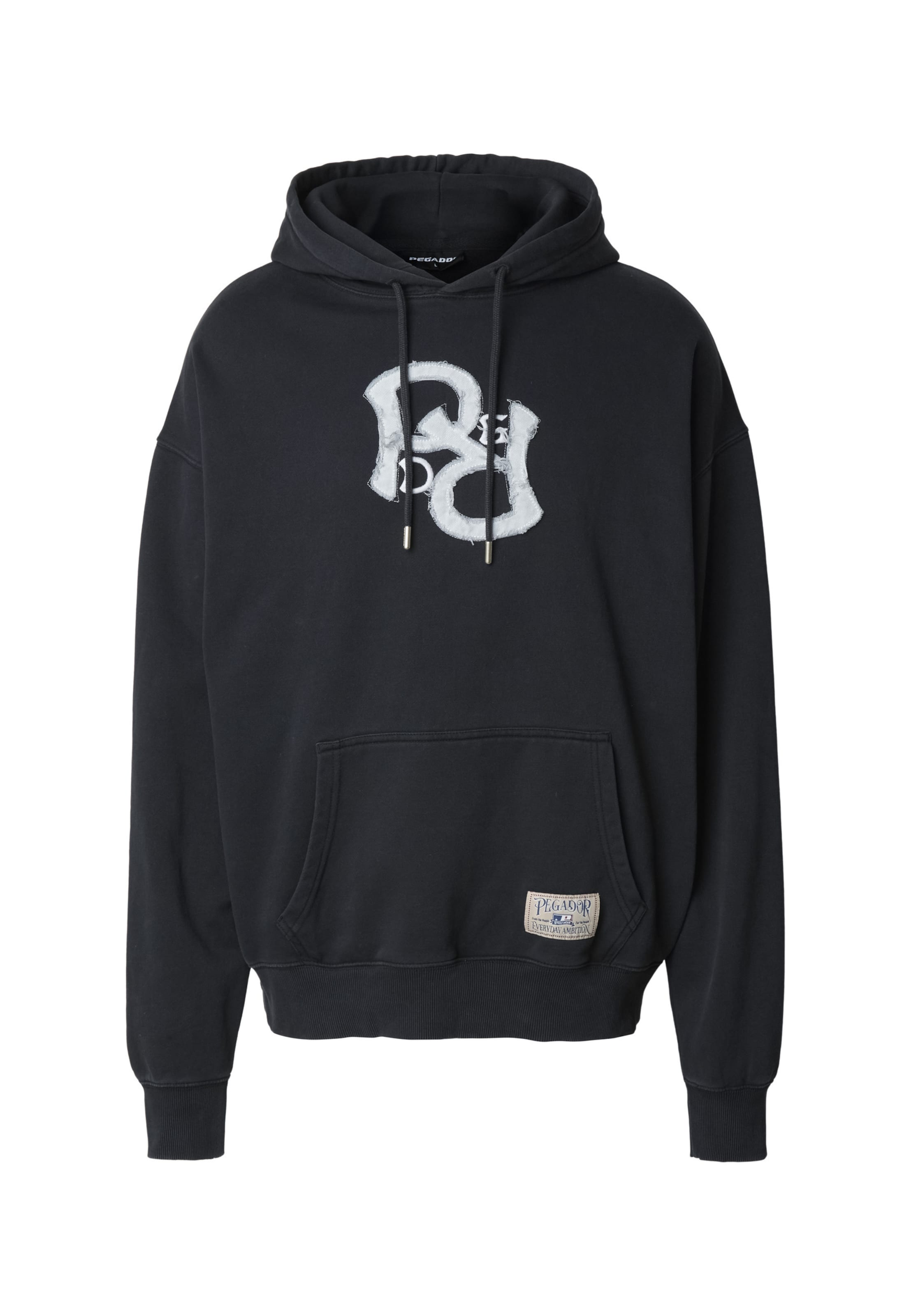 Sweat-shirt 'Yanfer' Pegador en noir : devant