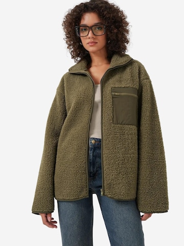 Veste mi-saison 'Kunstpelzmäntel' Bigdart en vert : devant