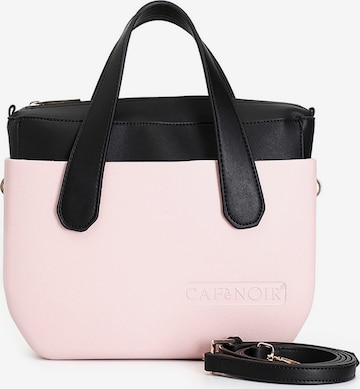 Poche ventrale CAFè NOIR en rose : devant