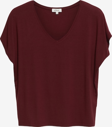 s.Oliver Shirt in Rood: voorkant