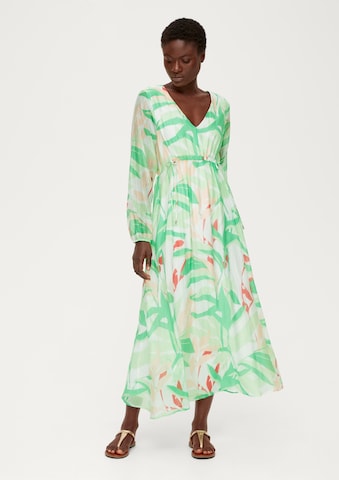 Robe s.Oliver BLACK LABEL en vert : devant