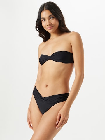 Misspap Bandeau Bikini in Zwart: voorkant