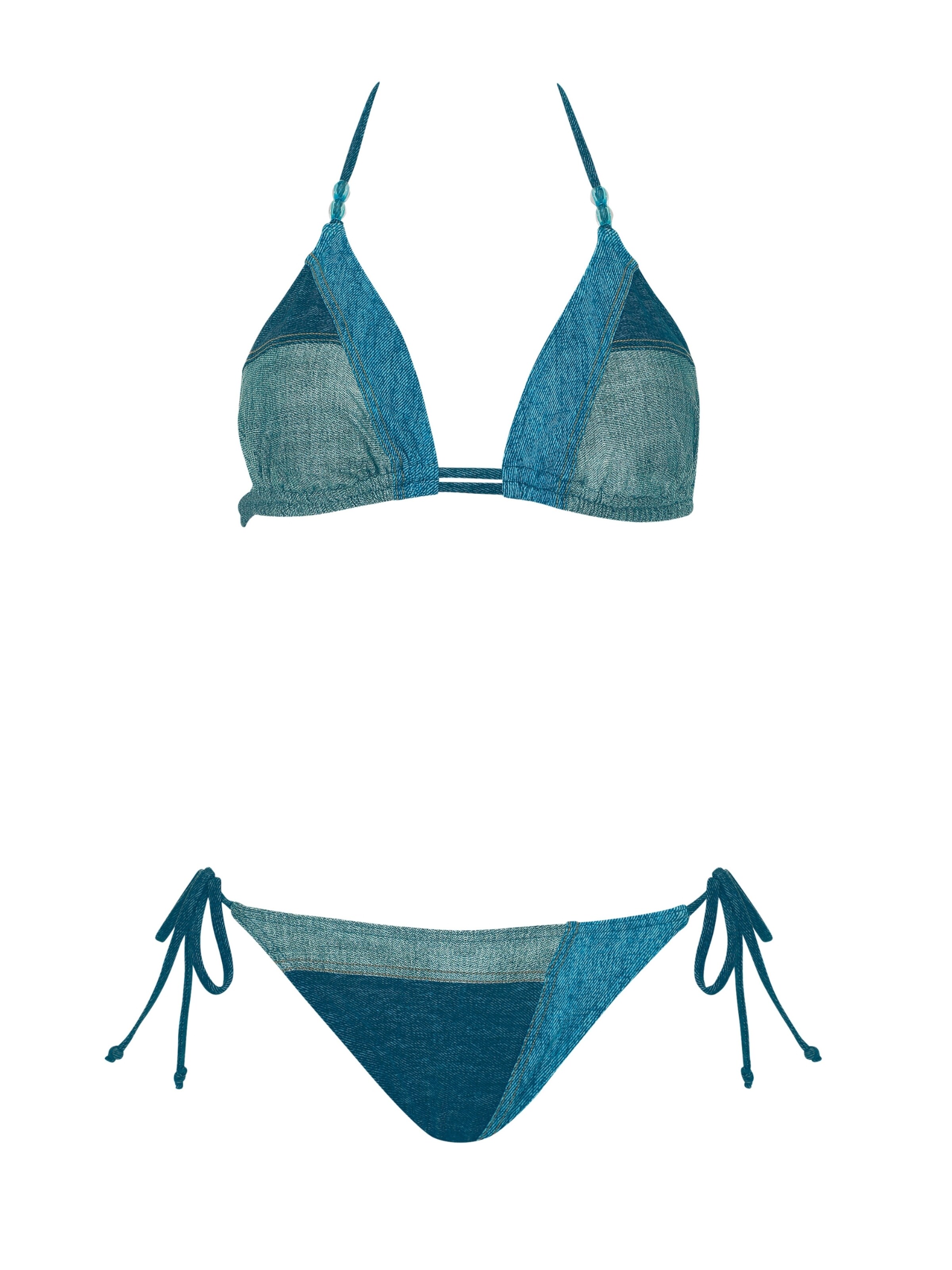 SUNFLAIR Triangel Bikini in Blau
