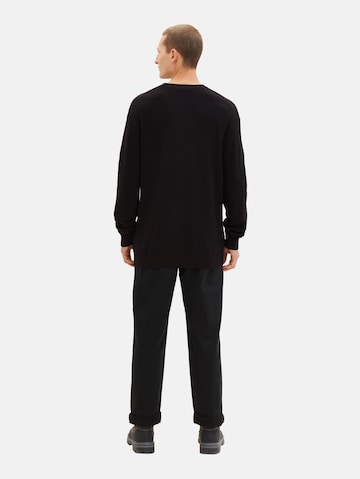 TOM TAILOR - Pullover em preto