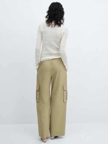 MANGO Loosefit Hose 'Tortello' in Beige