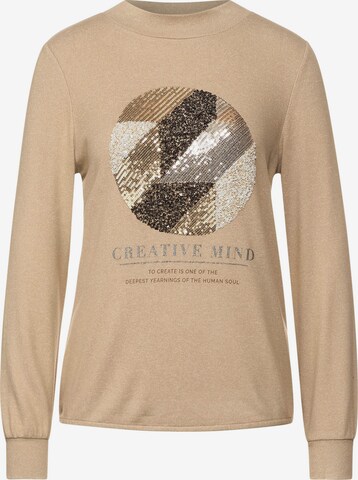 STREET ONE Shirt in Beige: predná strana