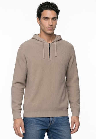 Street One MEN Pullover in Beige: Vorderseite