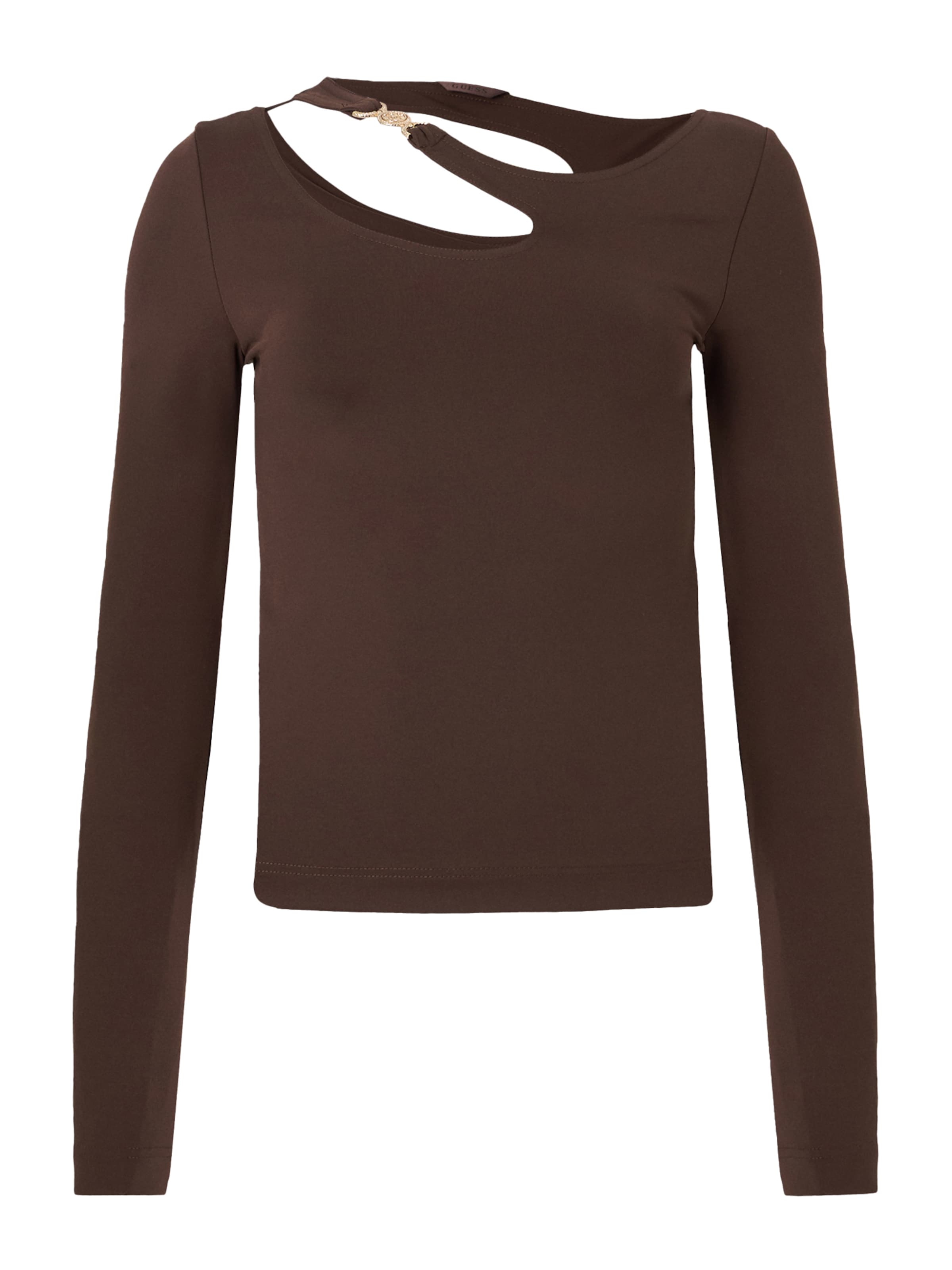 GUESS Póló 'ELEANOR' - barna: elől