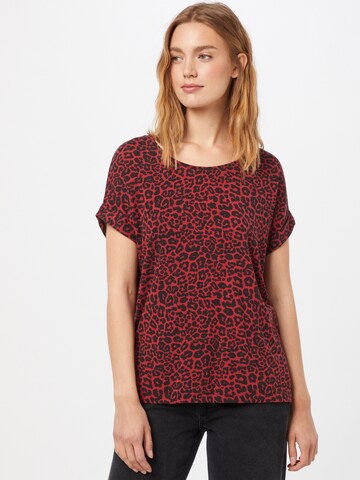 ONLY - Camisa 'MOSTER' em vermelho: frente