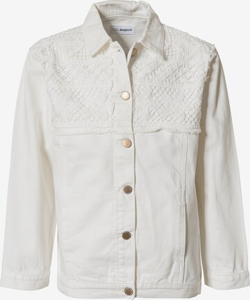 Desigual Between-Season Jacket 'CHAQ' in White: front