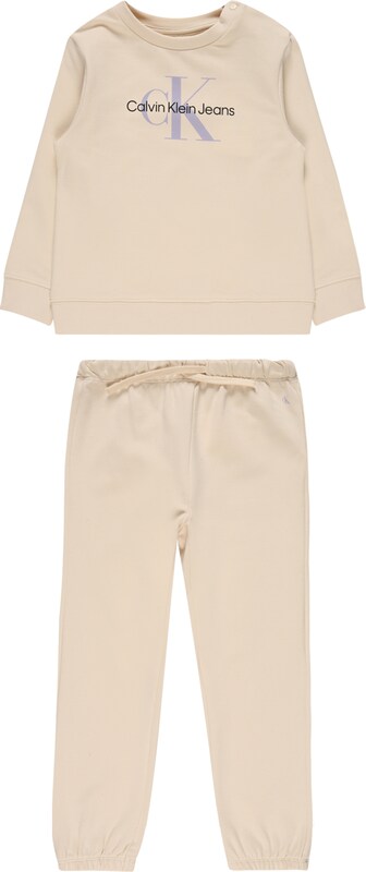 Calvin Klein Jeans Jogginganzug in Beige Calvin Klein Jeans Jogginganzug in Beige