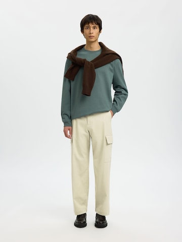 SELECTED - Loosefit Pantalón cargo en beige