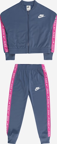 Nike Sportswear Joggingová súprava - Modrá: predná strana