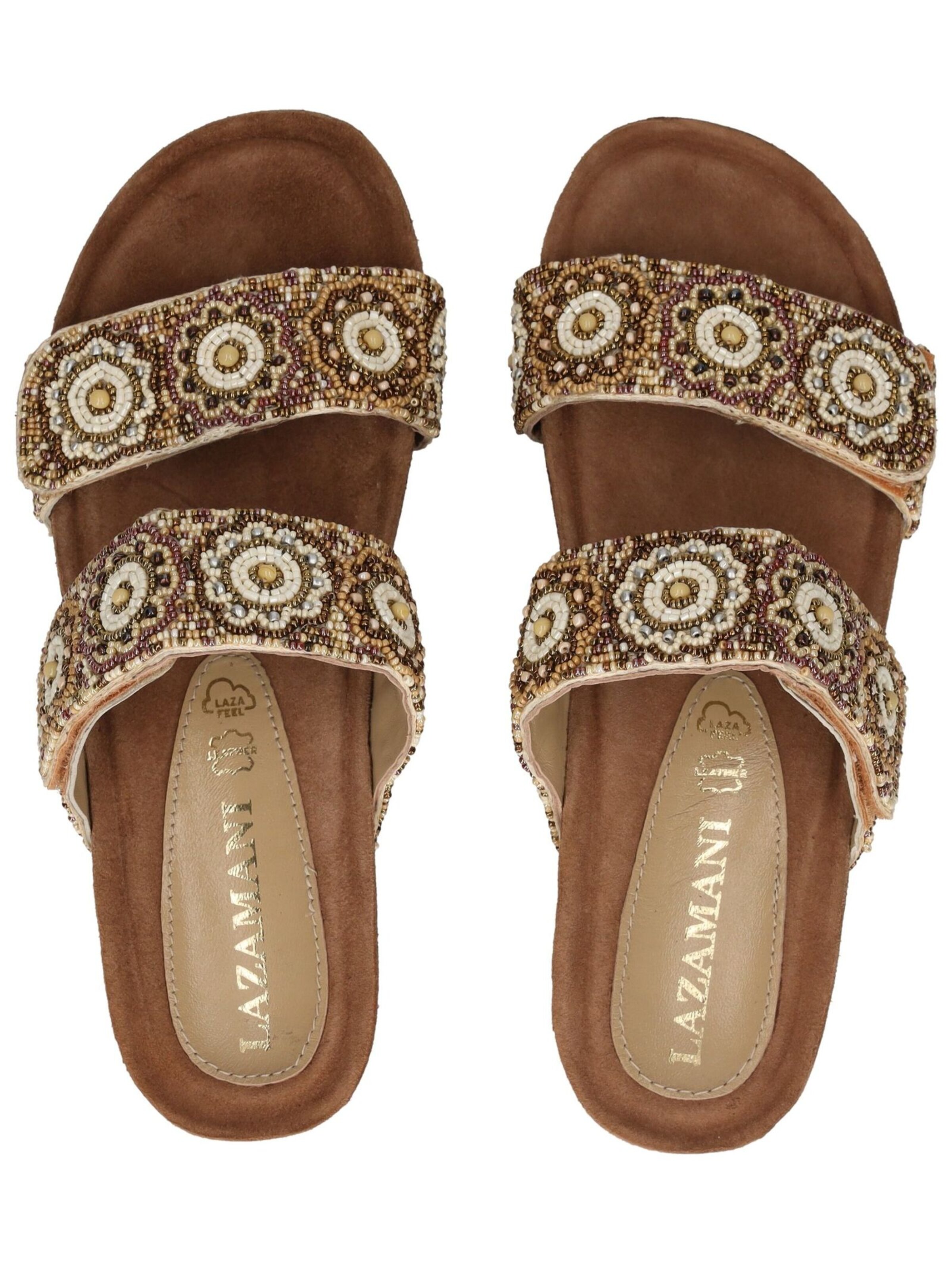 LAZAMANI Mules in Beige