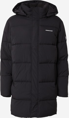 juoda GUESS JEANS Žieminė striukė: priekis