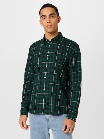 Coupe regular Chemise Marc O'Polo en vert : devant